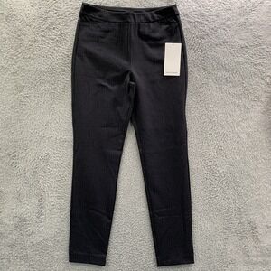NEW Ministry of Supply Womens Pants Size Medium Striped Black 30x31